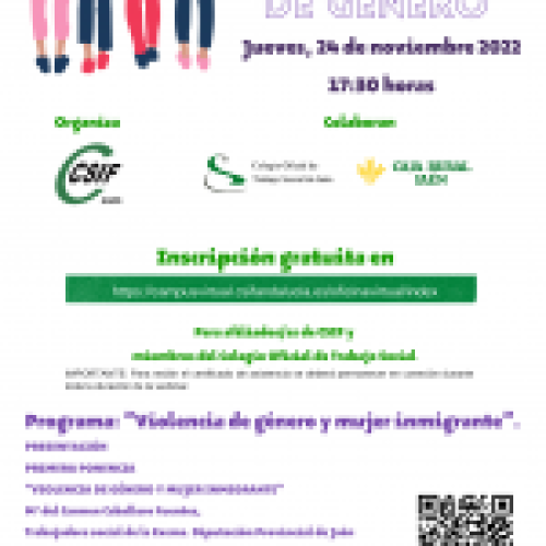 III webinar sobre violencia de género: “Violencia de género y mujer inmigrante”.