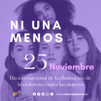 25 de noviembre: Día internacional de la eliminación de la violencia contra las mujeres.