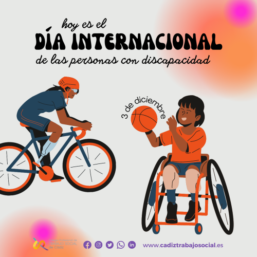 3 de diciembre. Día Internacional de las Personas con Discapacidad.