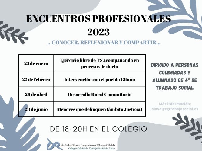 ENCUENTROS PROFESIONALES 2023