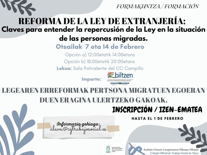 CLAVES PARA ENTENDER LA REFORMA DE LA LEY DE EXTRANJERÍA EN LA SITUACIÓN DE LAS PERSONAS MIGRADAS