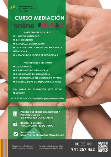 CURSO DE MEDIACIÓN