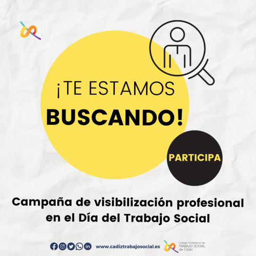 Buscamos a trabajadoras y trabajadores sociales de la provincia para participar de la campaña de visibilización profesional en el Día del Trabajo Social