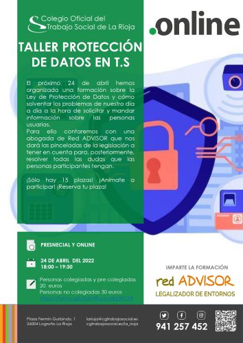 TALLER DE PROTECCIÓN DE DATOS EN TRABAJO SOCIAL