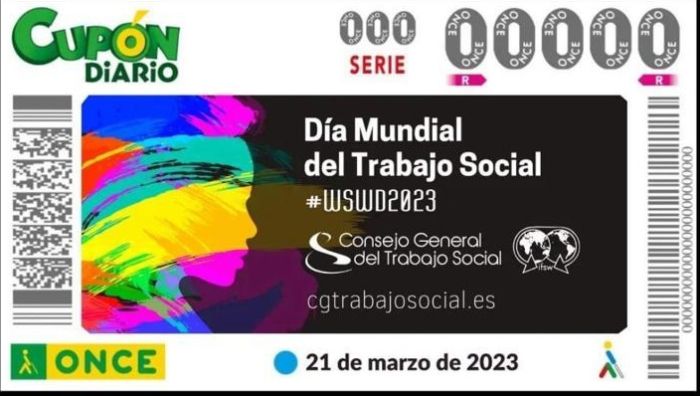 Día Mundial del Trabajo Social, protagonista del cupón de la ONCE el 21 de marzo