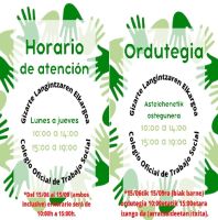 BGLEOaren ordutegi berria/ Nuevo horario del COTSB