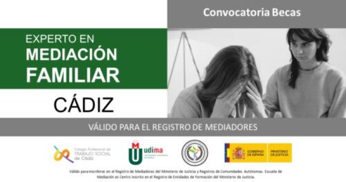 IMPORTANTE 20 becas del 60% de descuento en el Experto en Mediación Familiar y Resolución de Conflictos de la Escuela Española de Mediación