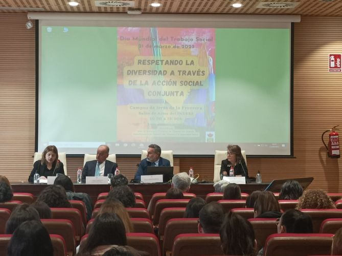 Acudimos a la celebración del Día Mundial del Trabajo Social en la Universidad de Cádiz