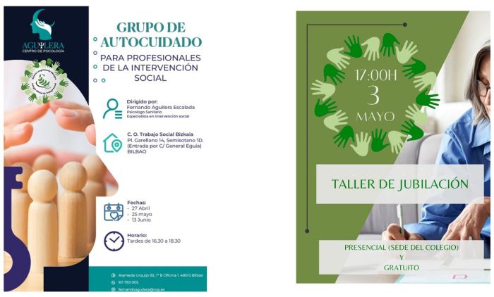 TALLERES Y CHARLAS GRATUITAS DEL COTSB// BGLEO-REN DOAKO TAILERRAK ETA HITZALDIAK