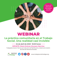Webinar "El trabajo social comunitario: Una realidad casi invisible"
