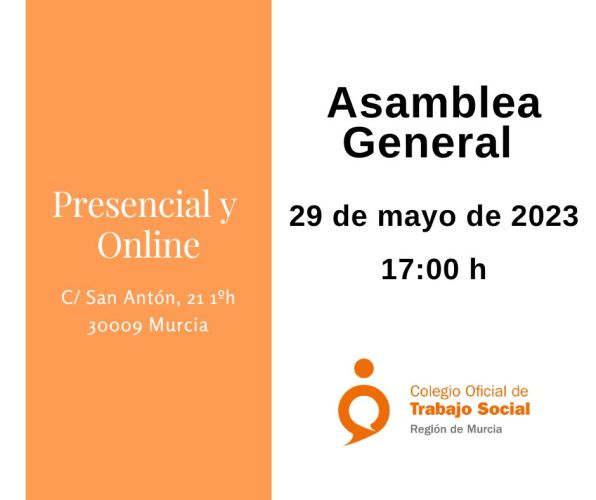Convocatoria de la Asamblea General ordinaria de colegiadas/os 29 de mayo de 2023
