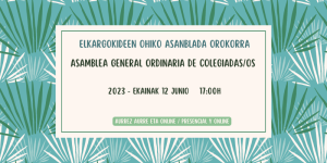 Elkargokideen Ohiko Asanblada Orokorra 2023