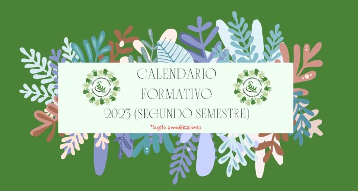 Oferta formativa completa del COTSB - segundo semestre 2023 // BGLEOaren formakuntza eskaintza osoa - 2023eko bigarren seihilabetea