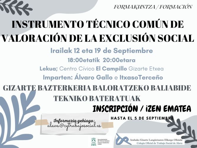 FORMACIÓN / FORMAKUNTZA