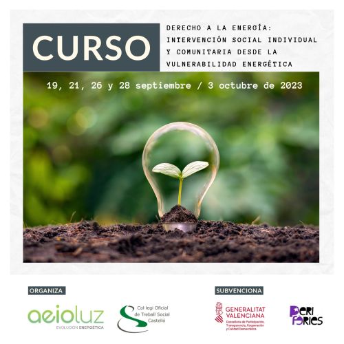 COTS Castelló y Aeioluz forman a profesionales del Trabajo Social en acciones de intervención individual y comunitaria ante casos de vulnerabilidad energética