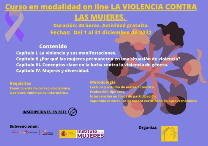 Curso La violencia contra las mujeres organizado por la Asociación Leonesa Simone de Beauvoir
