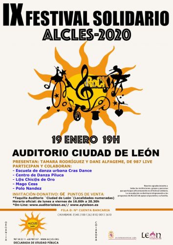 IX FESTIVAL SOLIDARIO ALCLES 2020