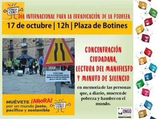 Día Internacional para la Erradicación de la Pobreza. 17 de octubre 2019