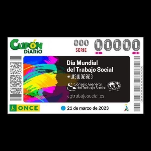 Día Mundial del Trabajo Social, protagonista del cupón de la ONCE el 21 de marzo