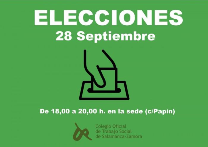 28 septiembre, ¡Acude a votar!