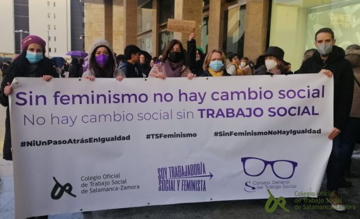 Las imágenes del 8M en Salamanca.