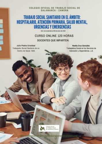 Nueva acción formativa: ‘Trabajo Social Sanitario en el ámbito: Hospitalario, Atención Primaria, Salud Mental, Urgencias y Emergencias’.