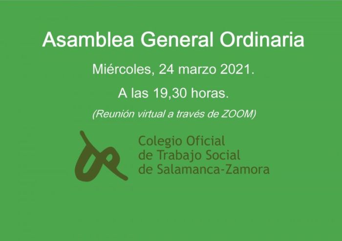 Asamblea General Ordinaria 2021.
