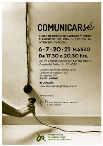 CURSO. Diseño de carteles y otros elementos de comunicación en intervención social.