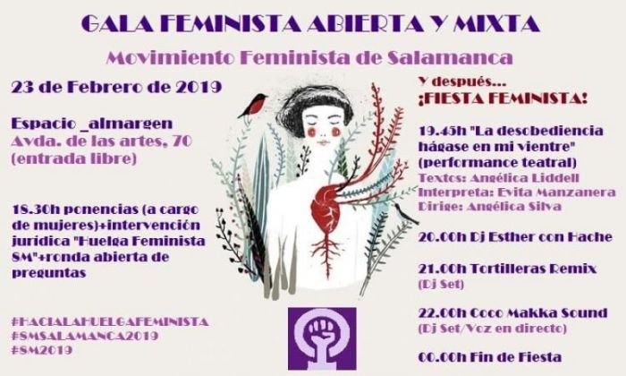 ACTO. Gala feminista, abierta y mixta.