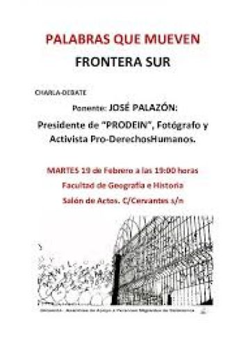 CONFERENCIA. 'Palabras que mueven, frontera sur'