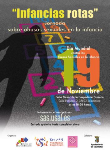 FORMACIÓN. Jornada sobre Abusos Sexuales en la Infancia. 'Infancias Rotas'