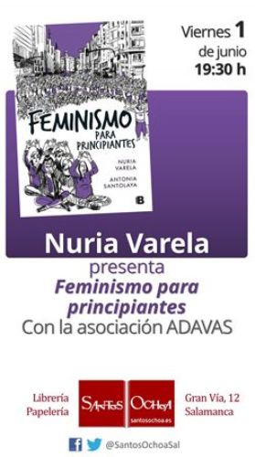 PRESENTACIÓN. 'Feminismo para principiantes' de Nuria Varela