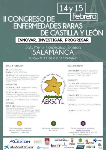 CONGRESO. II Congreso de Enfermedades Raras de Castilla y León