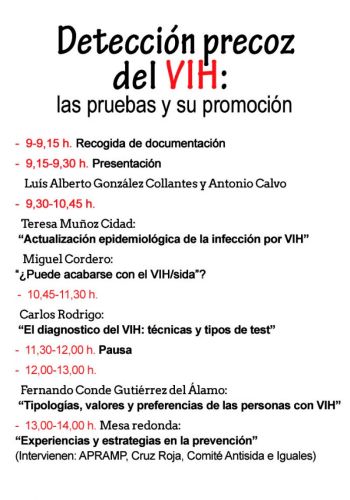 Salamanca: III Jornada Técnica "Detección precoz del VIH: las pruebas y su promoción.