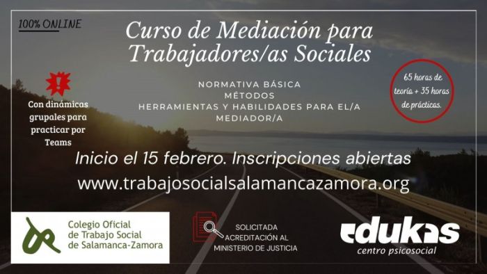 El COTSSAZA pone en marcha formación en Mediación.