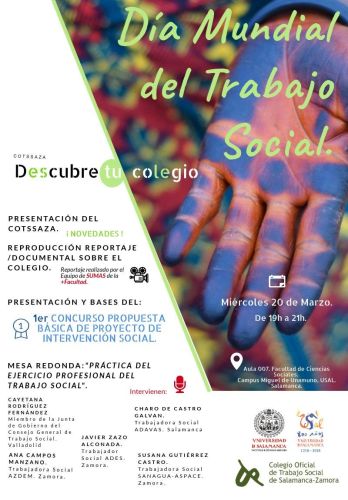 NUESTRO COLEGIO. Estaremos en la USAL con 'Descubre tu Colegio'