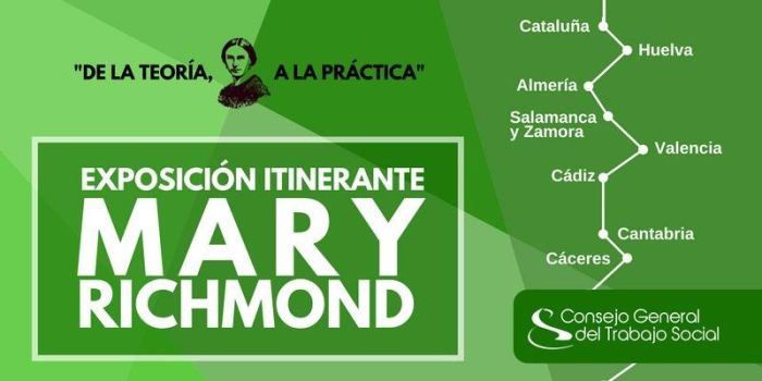 SALAMANCA. La exposición “Mary E. Richmond. Construyendo teoría desde la práctica” llegará a Salamanca en el mes de abril