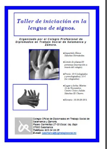 Taller de Iniciación en Lengua de Signos