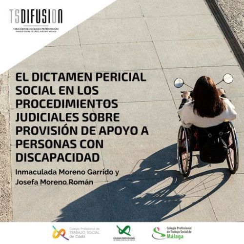 Nueva publicación de TSDifusion: "El dictamen pericial social en los procedimientos judiciales sobre provisión de apoyo a personas con discapacidad"