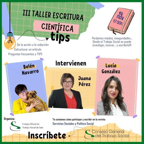 III Taller Escritura Científica (gratuito)