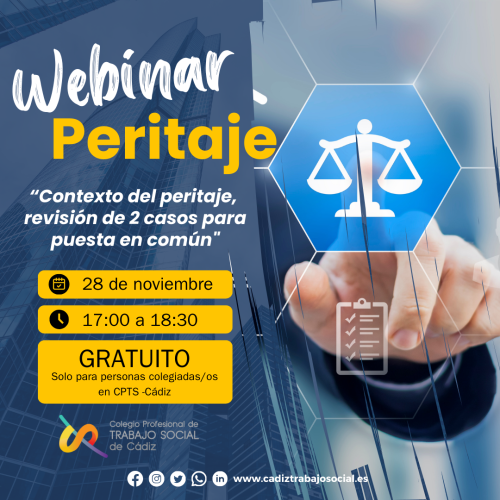 Curso Gratuito de la comisión de Peritaje