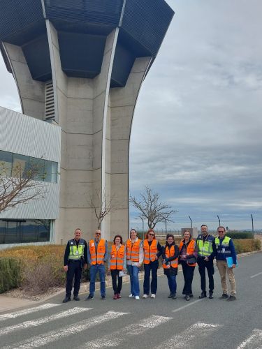El Grupo de Emergencias del Colegio participa en las Jornadas de Familiarización del Aeropuerto Internacional de la Región de Murcia