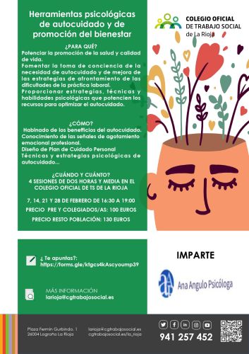 HERRAMIENTAS PSICOLOGICAS DE AUTOCUIDADO Y DE PROMOCION DEL BIENESTAR