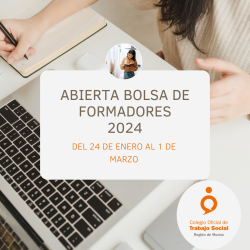 Bolsa de formadoras/es. Convocatoria abierta hasta el 01/03/2024