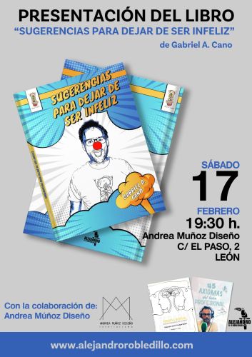 Presentación del libro "Sugerencias para dejar de ser infeliz"