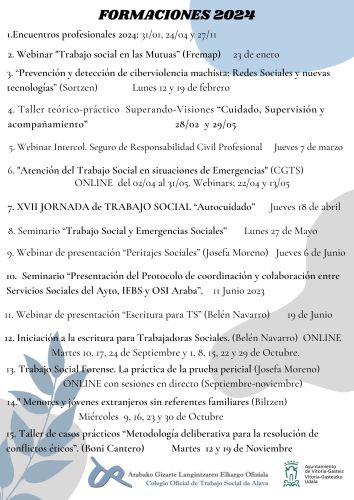 FORMACIONES 2024