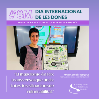 ENTREVISTA 8 MARÇ DIA INTERNACIONAL DE LA DONA. Marta Sorlí, treballadora social i agent d'igualtat: “El masclisme és l'eix transversal que uneix totes les situacions de vulnerabilitat”