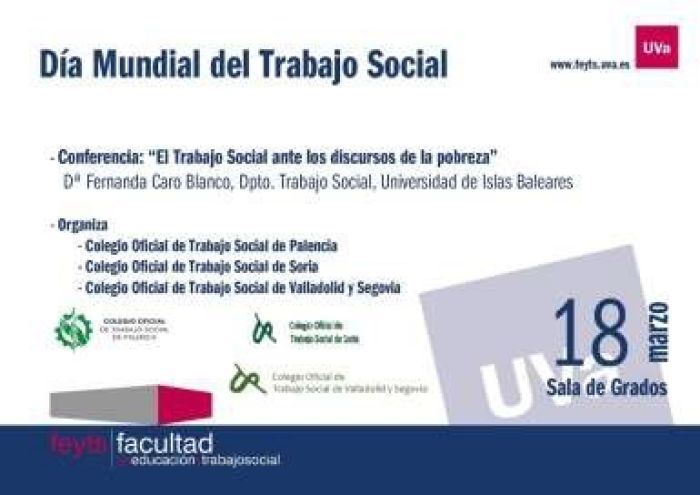 DÍA MUNDIAL DEL TRABAJO SOCIAL 2024 FACULTAD DE EDUCACIÓN Y TRABAJO SOCIAL DE LA UNIVERSIDAD DE VALLADOLID