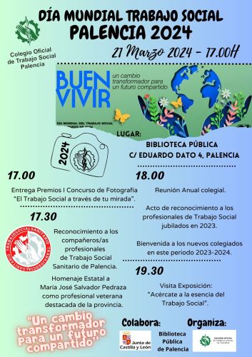 DIA MUDIAL TRABAJO SOCIAL PALENCIA 2024