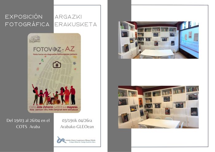 Exposición Fotovoz CÓMO ALDE ZAHARRA CUIDA A SUS MAYORES
